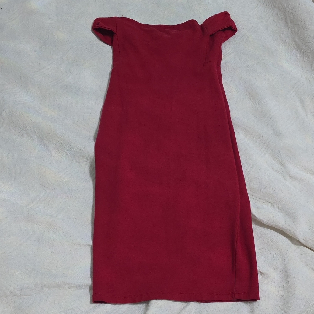 Elegant Red Women's Dress